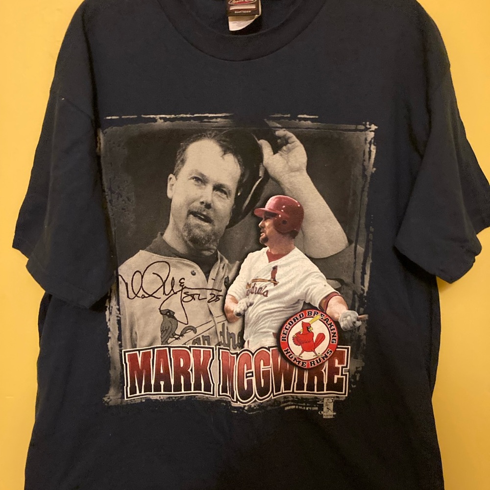 Vintage Mark McGuire T-shirt, extra large St. Louis Cardinals